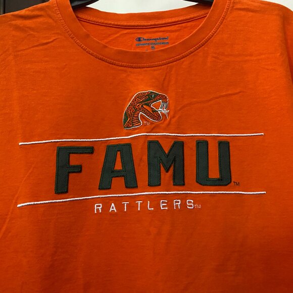 Florida A&M University FAMU Rattlers Champion Tee Shirt, XL - Picture 2 of 2